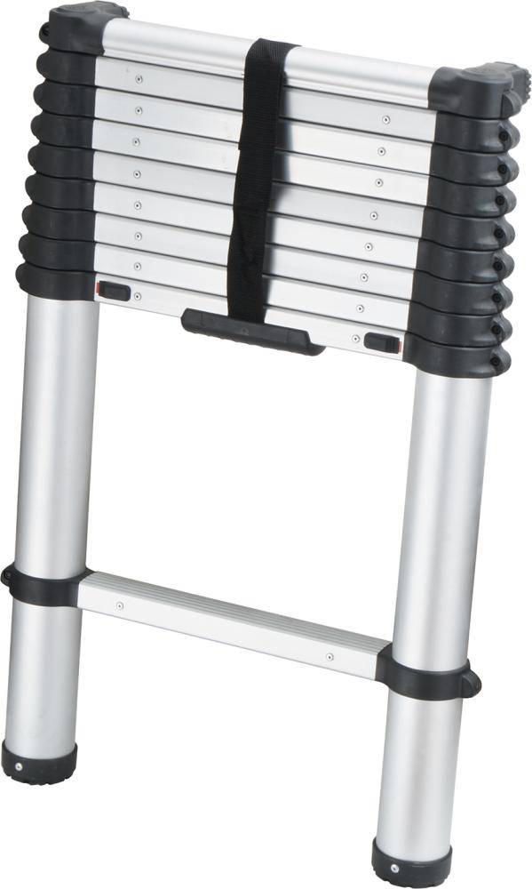 Teleskopleiter FORTIS 10 Sprossen Leiterlänge 0,75m eingef.Arbeitshöhe 2,93 m