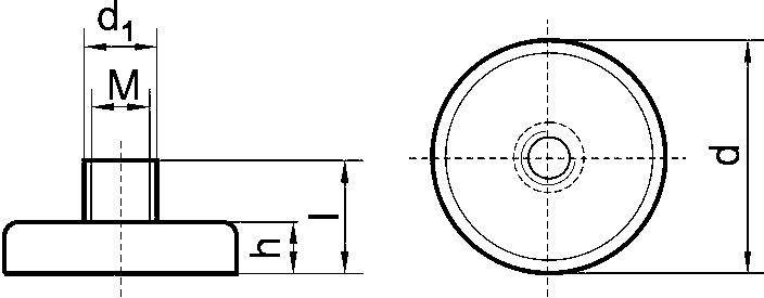 Flachgreifer-Magn. m.Gew.40 x 18mm Beloh - Artikel: 4030615310283