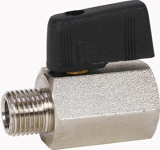 Kugelhahn Mini BR 93501 Flügelgriff, IG/AG G 1/4", PN 30, Messing BEE