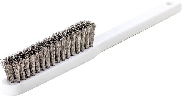 Lessmann Feinbürste L.225mm 0,15mm VA-Stahldraht gewellt 4-reihig 182152 1 St.