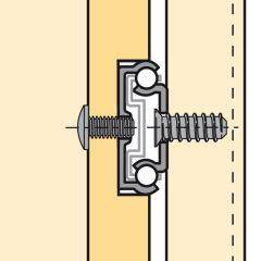 25156 Kugelauszug f.27mm Schubkast.L.350-550mm