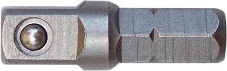 Verbindungsteil mit 1/4"-6kant 25mm FORTIS