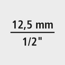Kraft- Steckschlüssel-Satz 1/2" 15-teilig FORTIS