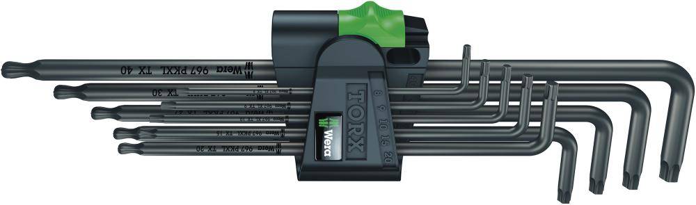 Wera Werk Winkelschlüsselsatz 967/9 TX XL 1