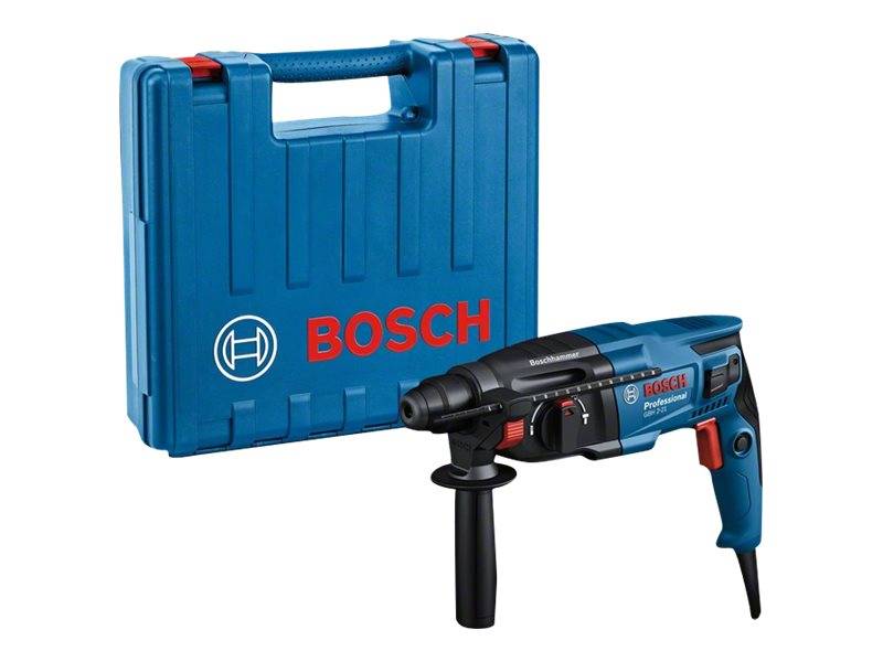 Bosch Professional GBH 2-21 SDS-Plus-Bohrhammer 230 V 720 W mit Zubehör, inkl. Koffer
