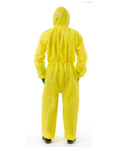 Ansell Einweg-Schutzanzug AlphaTec 3000-111, Kat. III, Typ 3B, 4B, 5B, gelb, Gr. XXL, VE = 20 Stück