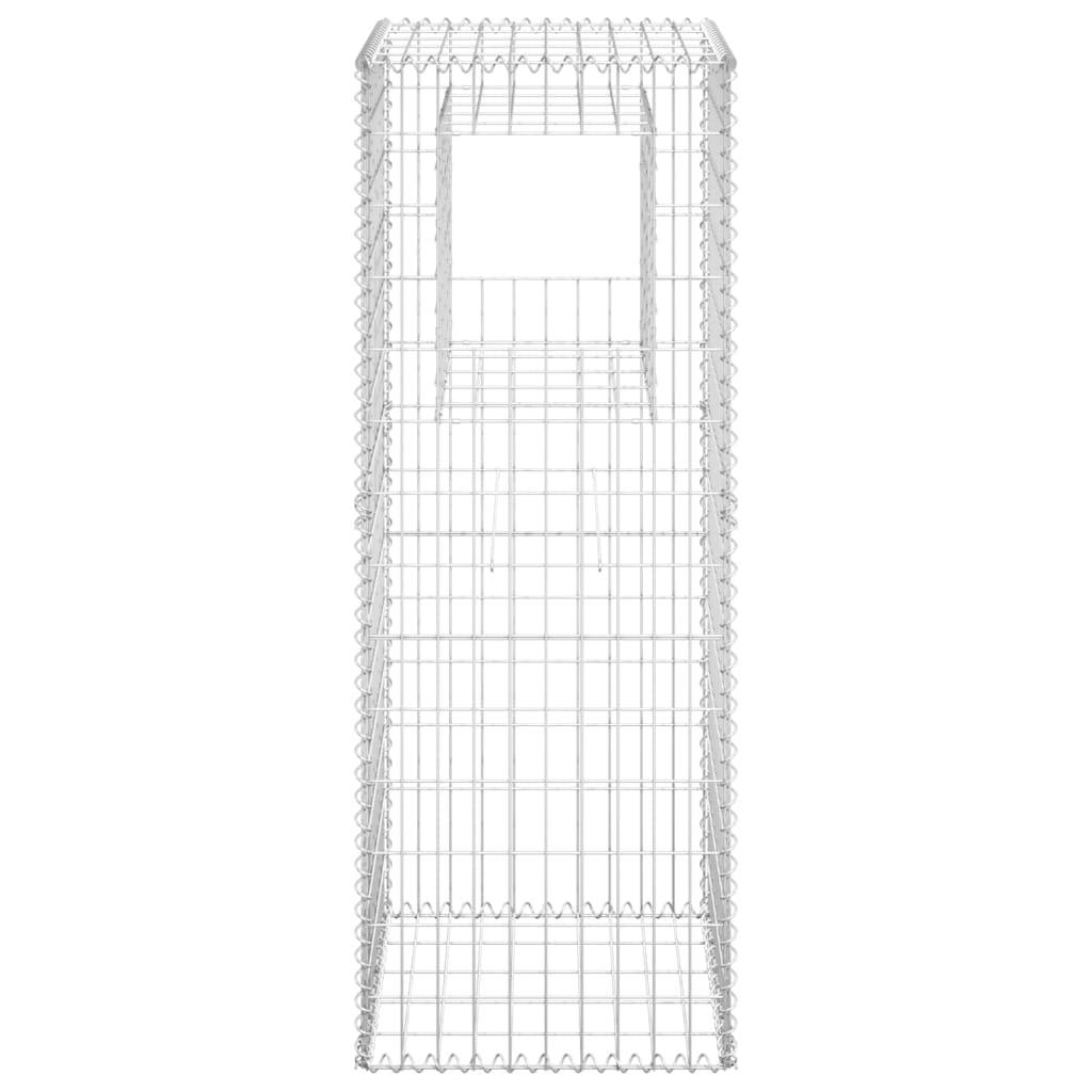vidaXL Gabionensäule 50x50x140 cm Eisen