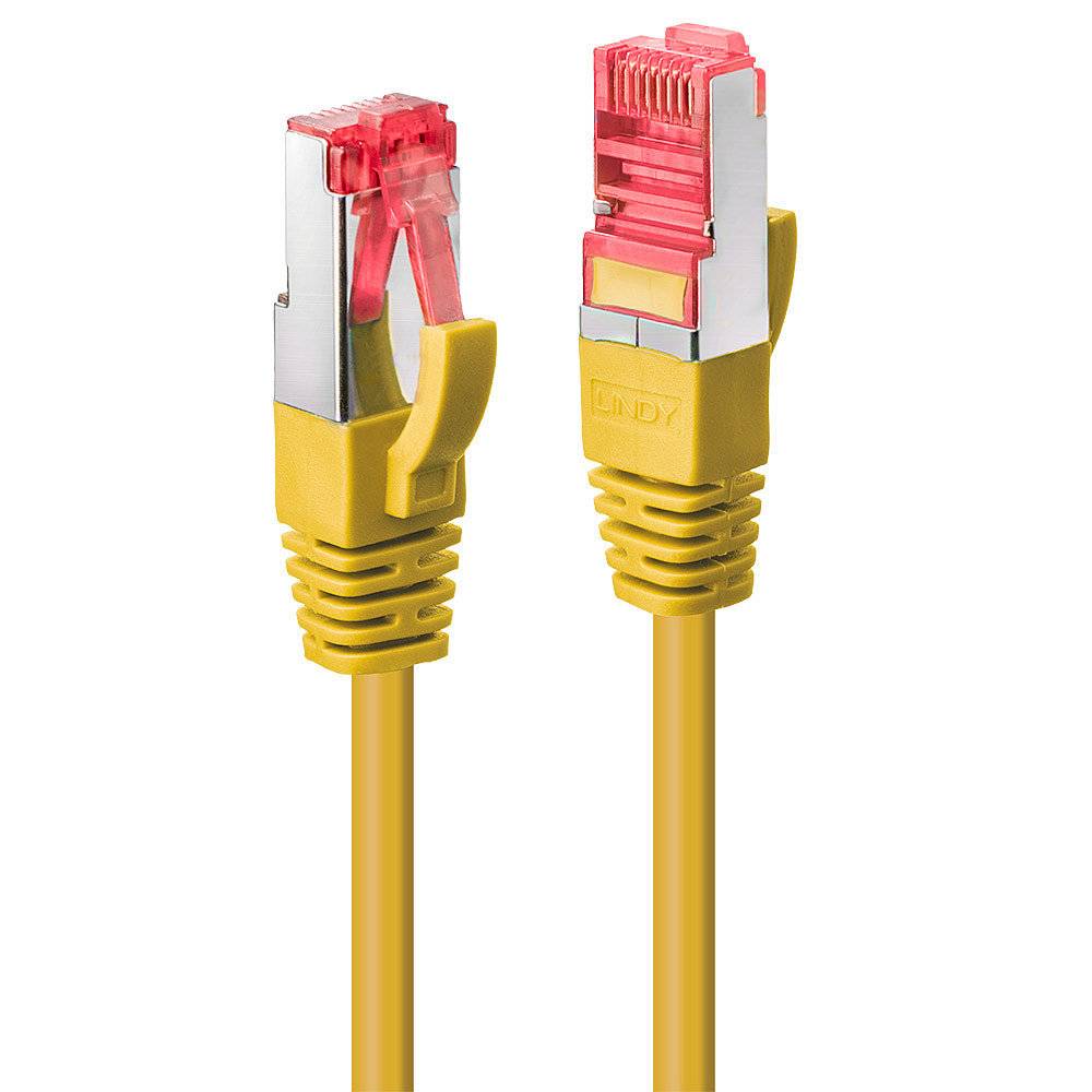LINDY 47762 RJ45 Netzwerkkabel, Patchkabel CAT 6 S/FTP 1.00 m Gelb 1 St.