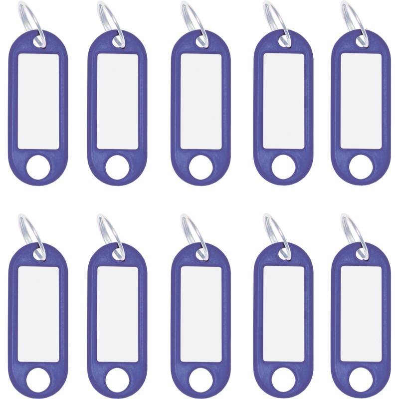 WEDO Schlüsselanhänger mit Ring, Durchmesser: 18 mm, blau