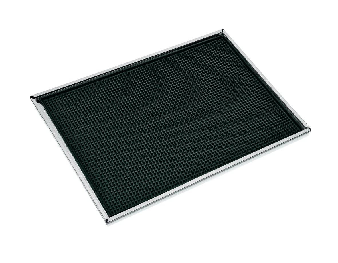 Barmatte Rubber Edelstahlrahmen Klassik 485x330
