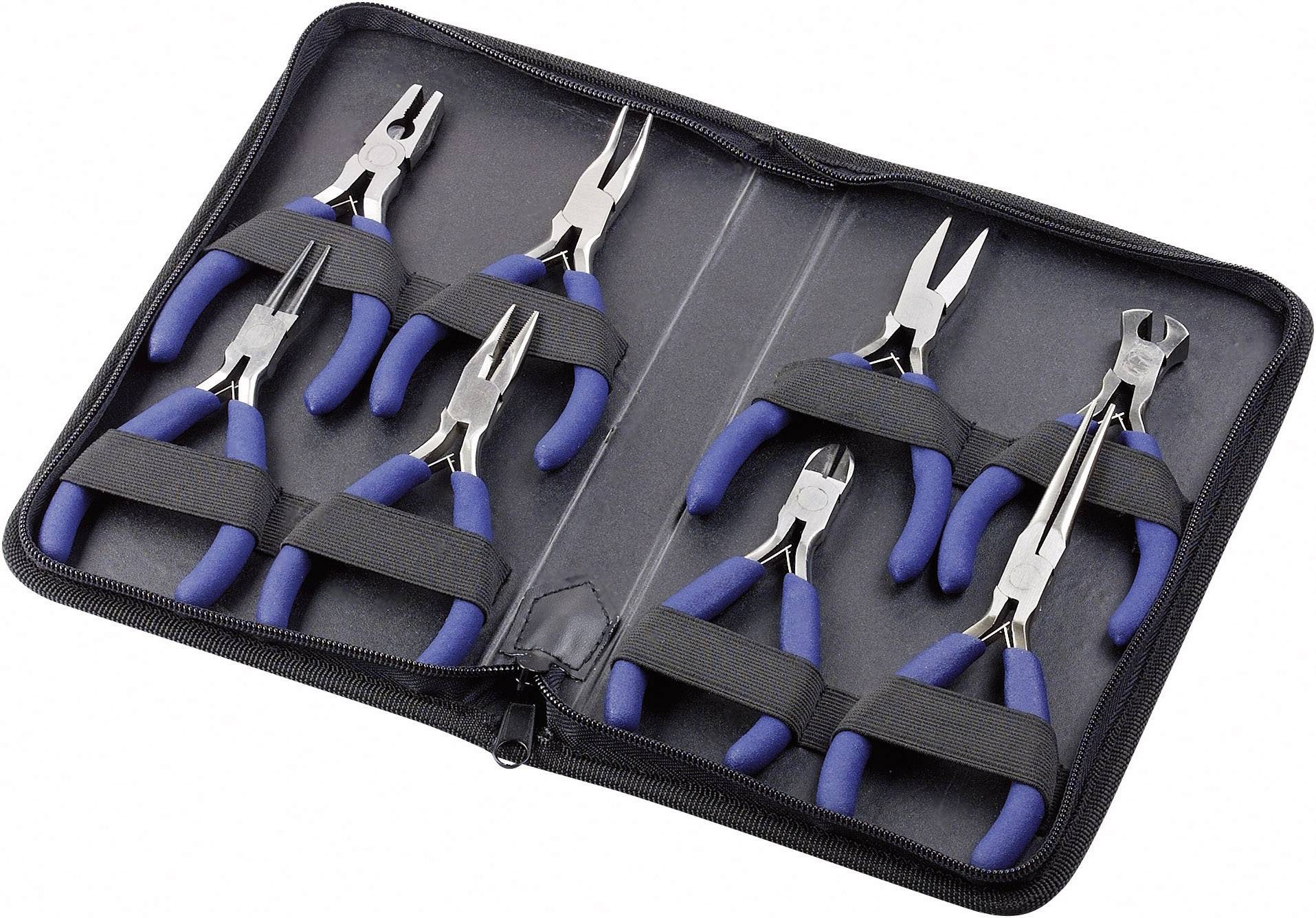 Brüder Mannesmann M10808 Elektronik- u. Feinmechanik Zangen-Set 8teilig