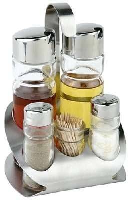 APS 5-tlg. Menage -Pro- 13 x 11 cm, H: 19 cm