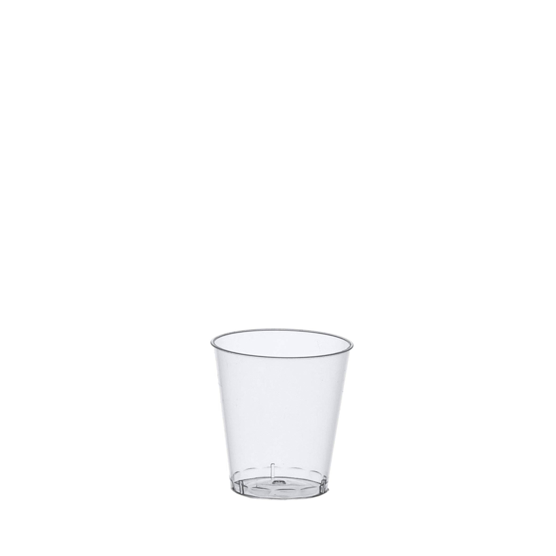 Papstar Schnapsglas, Polystyrol, 2 cl, glasklar - 50 Stk