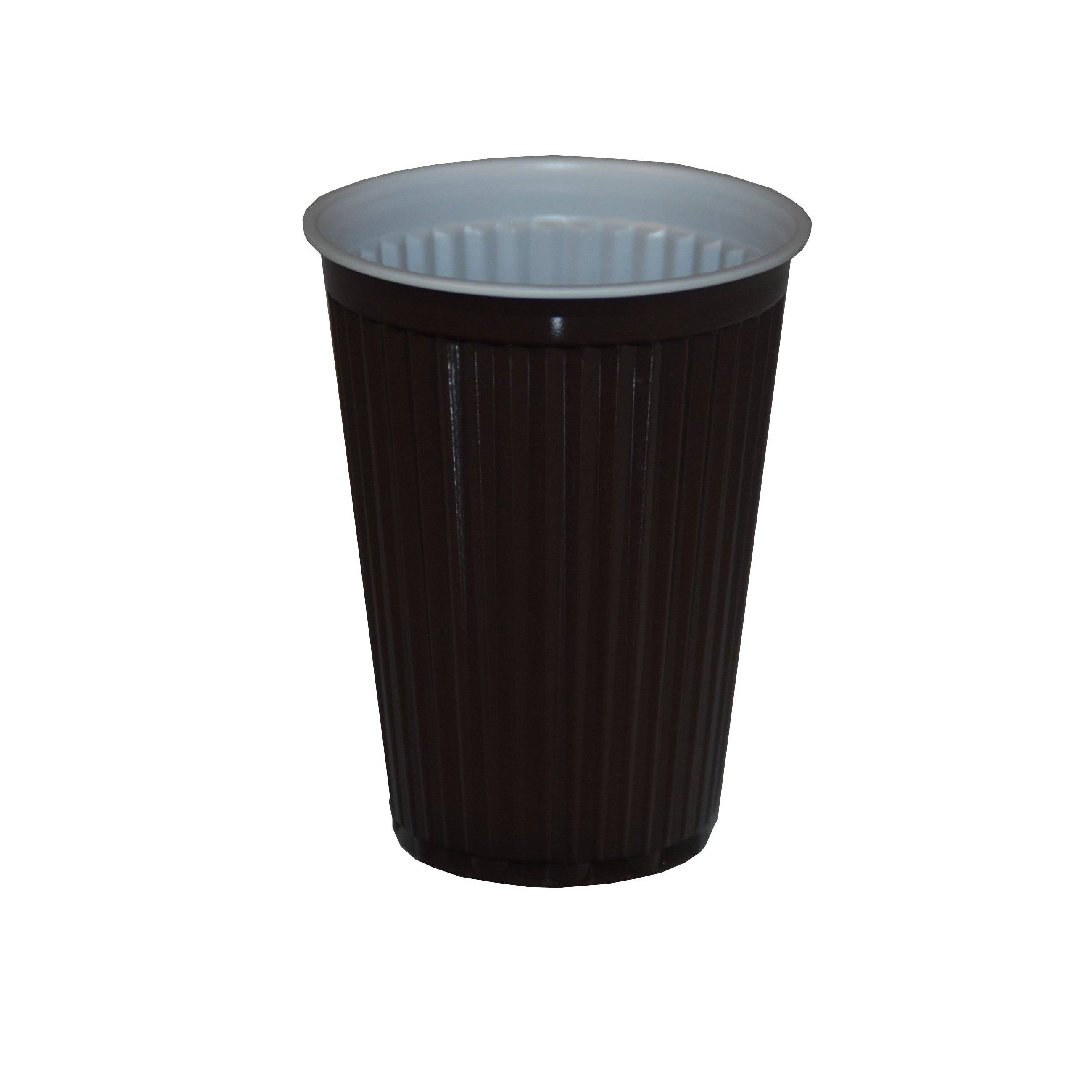 Papstar Thermo-Automatenbecher, Polystyrol, 0,18 l, braun/weiß - 100 Stk