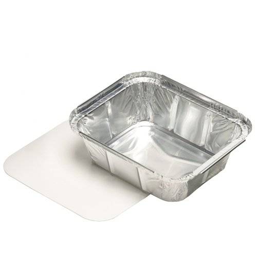 PAPSTAR 14512, Aluminium, Silber, 0,5 l, 140 mm, 114 mm, 42 mm