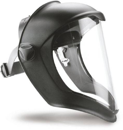 Bionic 1011933 Schutzvisier Schwarz Transparent EN 166 DIN
