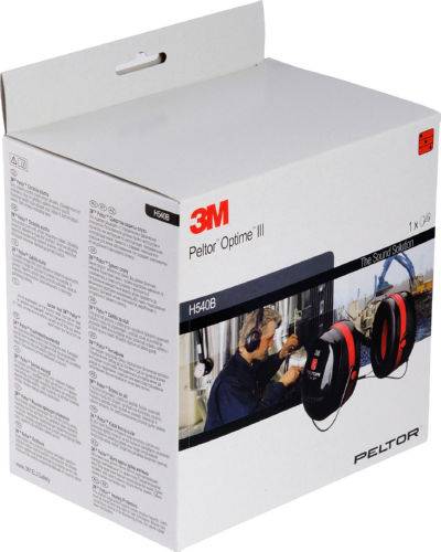 3M Peltor Optime III H540B Kapselgehörschutz 34 dB EN 352-1, EN 352-3:2002 1 St.