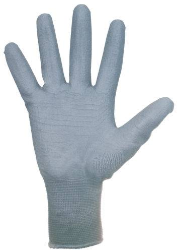 Feinstrick-Schutzhandschuh PU #1 71063309 Größe 09 Farbe grau Trägermaterial Polyamid Gauge 13 Mat.-Stärke - mm Beschich