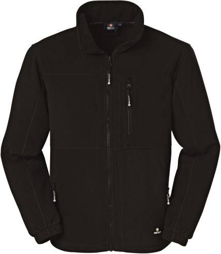 BIG-4-Protect-Fleece-Jacke, Dallas, schwarz/schwarz