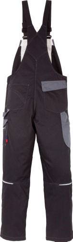 Latzhose Icon 100806-996 Gr. D104 Schwarz/Grau, 295 g/m² 65%Poly/35%BW