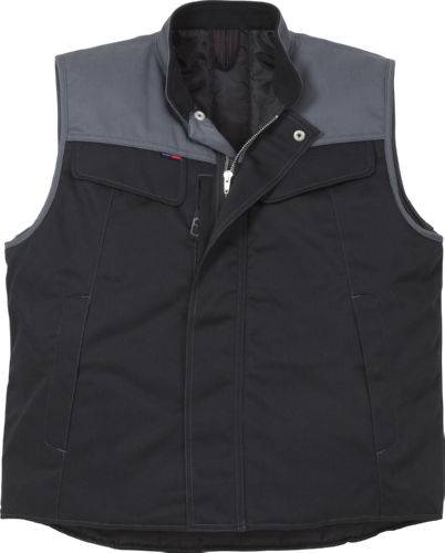 Weste Icon 113161-996 Gr. XL schwarz/grau, Luxe-Qualität 65% Poly./35% BW, ca.