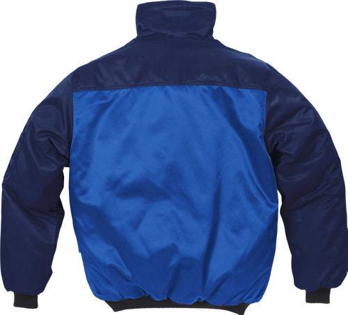 Pilotjacke Icon 100809-676 Gr. L royal/Kontrast marine, 410g/m² mit Pelzfutter,