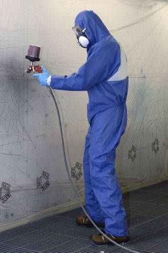 3M� Schutzanzug 4530, mit Kapuze, blau, Gr. M