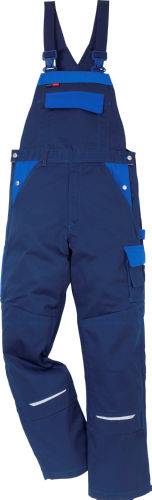 Latzhose Icon 100806-576 Gr. C58 Marine/Königsblau, 295 g/m², 65%Poly/35%BW