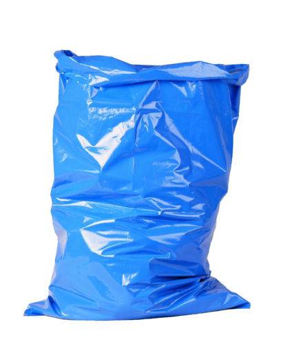 Müllsäcke 240 Liter, 100my, blau, 650 x 550 x 1350 mm, lose im Karton