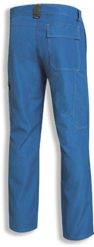 Arbeitshose uvex perfect acid blau, grau, kornblau 52