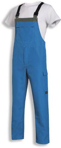 Latzhose uvex perfect acid blau, grau, kornblau 48, 50