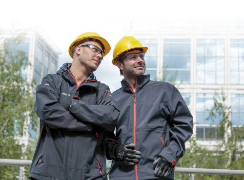 Schutzbrille Millennia� 2G, PC, klar, HC, schwarz/blau