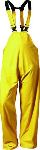 Gr .M (50/52) *HALMSTAD* PU-STRETCH-LATZHOSE gelb *HALMSTAD* PU dungarees
