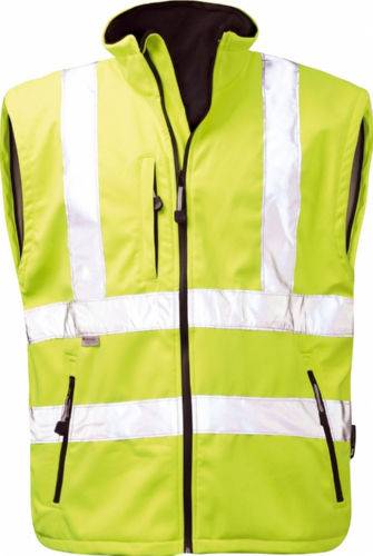 Warnschutz-Softshelljacke LOGAN, warngelb, Gr. S