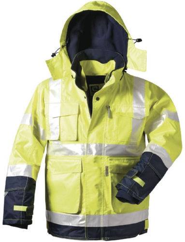 Warnschutzjacke 2 in 1, warngelb/marine, Gr. 2XL