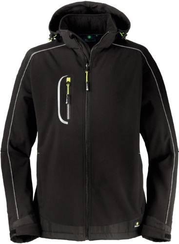 BIG-4-Protect-Softshelljacke, MONTANA, 270 g/m², schwarz