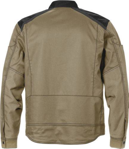 Fristads Arbeitsjacke 129481-299 Gr. 4XL khaki/schwarz, 65% Poly/35% BW ca. 260