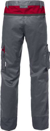 Fristads Bundhose 129484-866 Gr. D100 grau/rot, 65% Poly/35% BW ca. 260 g/m²