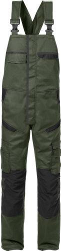 Fristads Latzhose 129486-796 Gr. C48 army grün/schwarz, 65% Poly/35% BW ca. 260