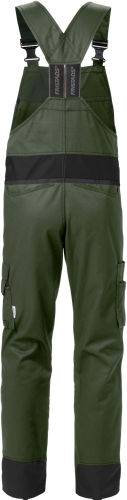 Fristads Latzhose 129486-796 Gr. C58 army grün/schwarz, 65% Poly/35% BW ca. 260