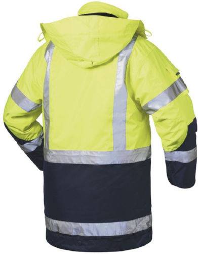 JEKYLL, 3-in-1 Warnschutz-Parka ELYSEE® EN 471/3, EN 343/3, Gelb/Marine Gr.XXXXL