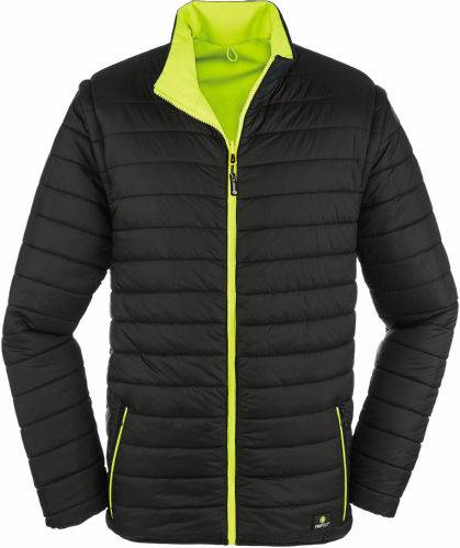 4Protect Warnschutz-Softshellwendejacke Reno Gr. XXL leuchtgelb/schwarz