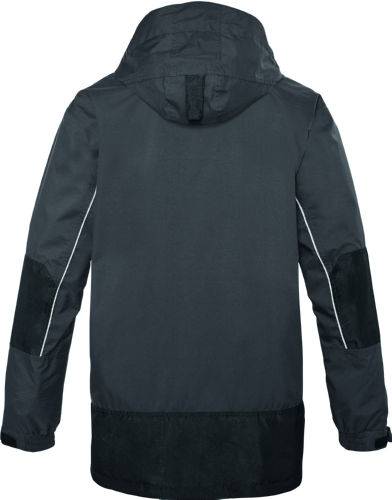 BIG-4-Protect-Wetterschutz-Jacke, PHILLY, grau/schwarz