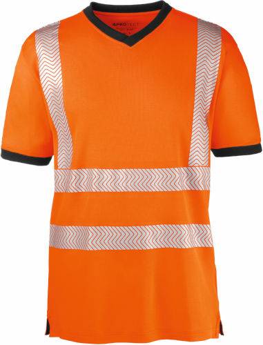 Warnschutz-T-Shirt MIAMI Klasse 2 3430-M Größe M Farbe warnorange / grau