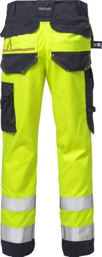 FRISTADS 129517-171 Flamestat High Vis Stretch-Hose, Kl.2 2161 ATHF Gr.D92 Warn