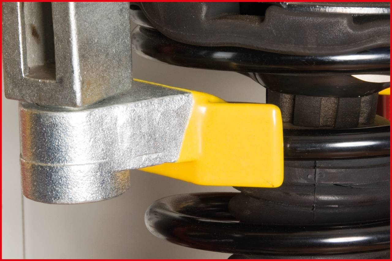 KS TOOLS Druckluft-Stand-Federspanner inkl. Adapterplatte