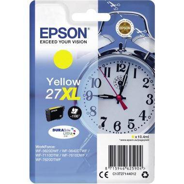 Epson Druckerpatrone T2714, 27XL Original Gelb C13T27144012