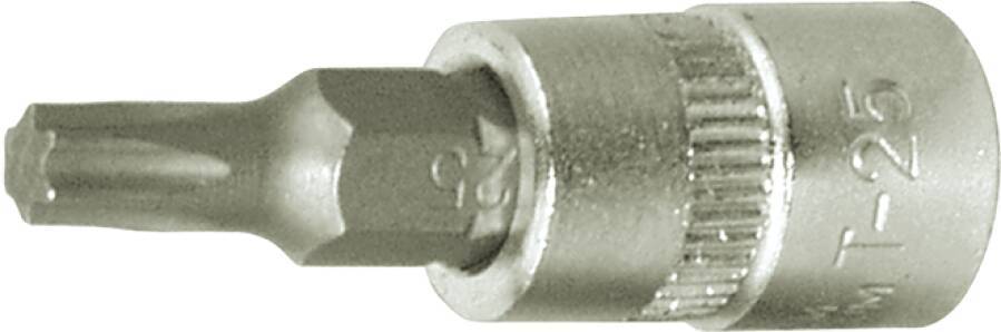 Torx®-Stecknuss 1/4 #1 4236225 Größe 25 T Länge 37 mm