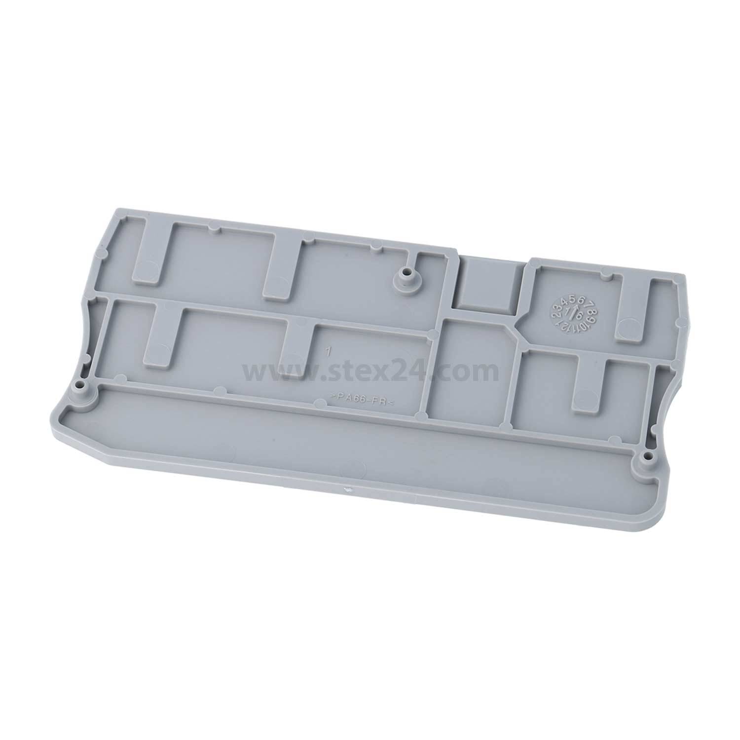 3211508 PHOENIX CONTACT Abschlussdeckel D-PT 6-TWIN Farbe grau, Werkstoff Polyamid (PA)