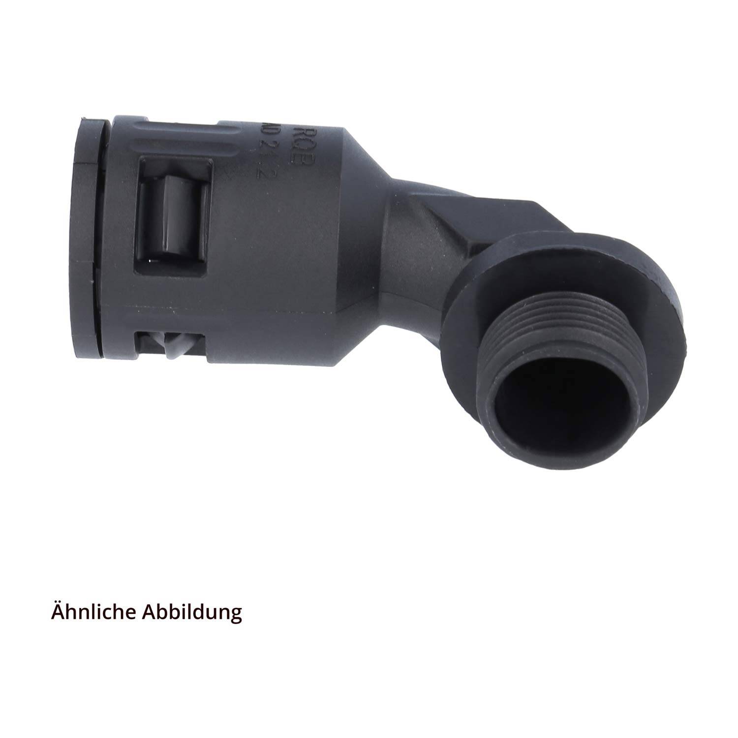 Flexa Schnellverschraubung 90Bogen,IP67,sw RQB1 90-M AD10/M12 10 mm, 57 39 6,5 mm